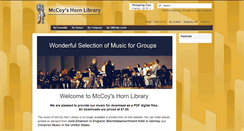 Desktop Screenshot of mccoyshornlibrary.com